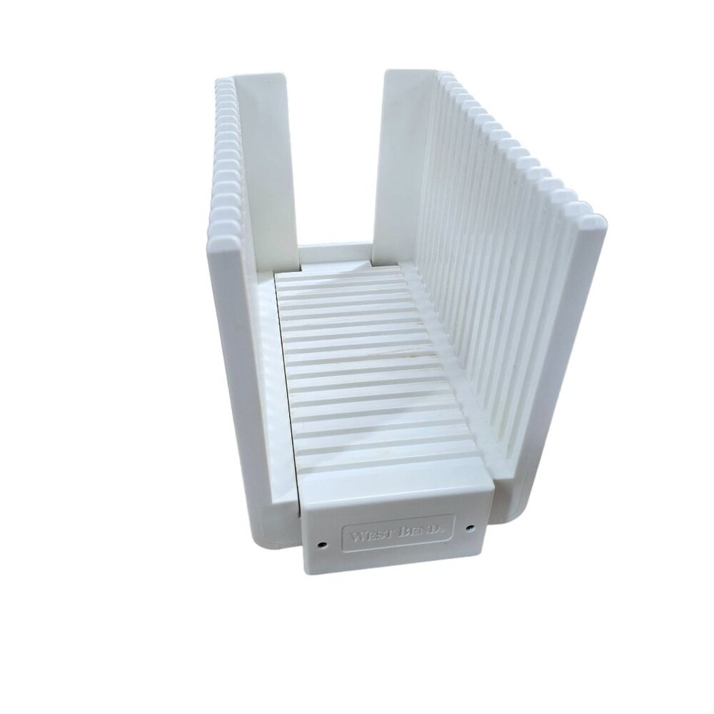 West Bend Bread Slicing Guide Model 6600 White